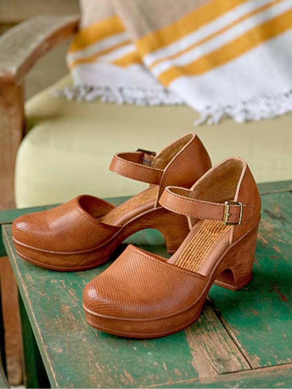B.o.c. Gia Mary Jane Platform Clogs with Ankle Strap